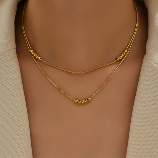 Sublime Layers Necklace - Gold